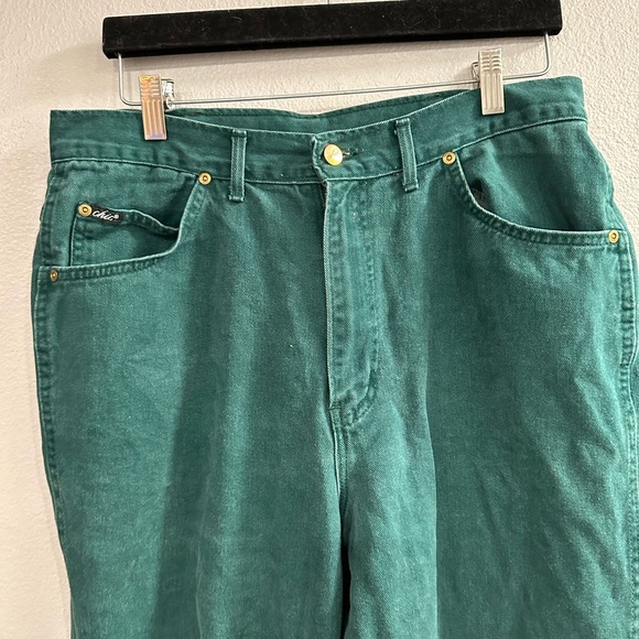 Chic green straight leg jeans - Picture 4 of 7